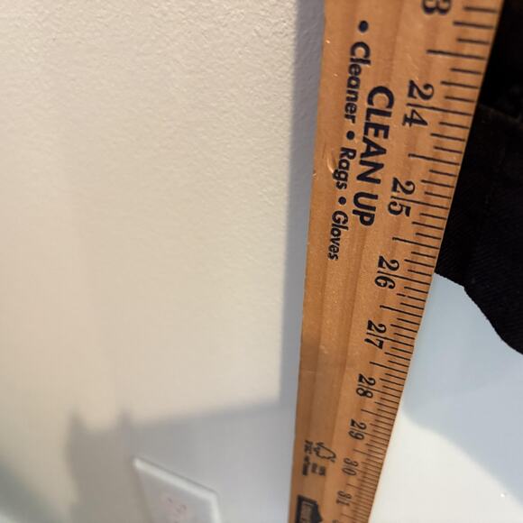 Ann Taylor Pants Womens 4 Black Linen Blend Cropped Ankle Trouser Work Office - Picture 6 of 11